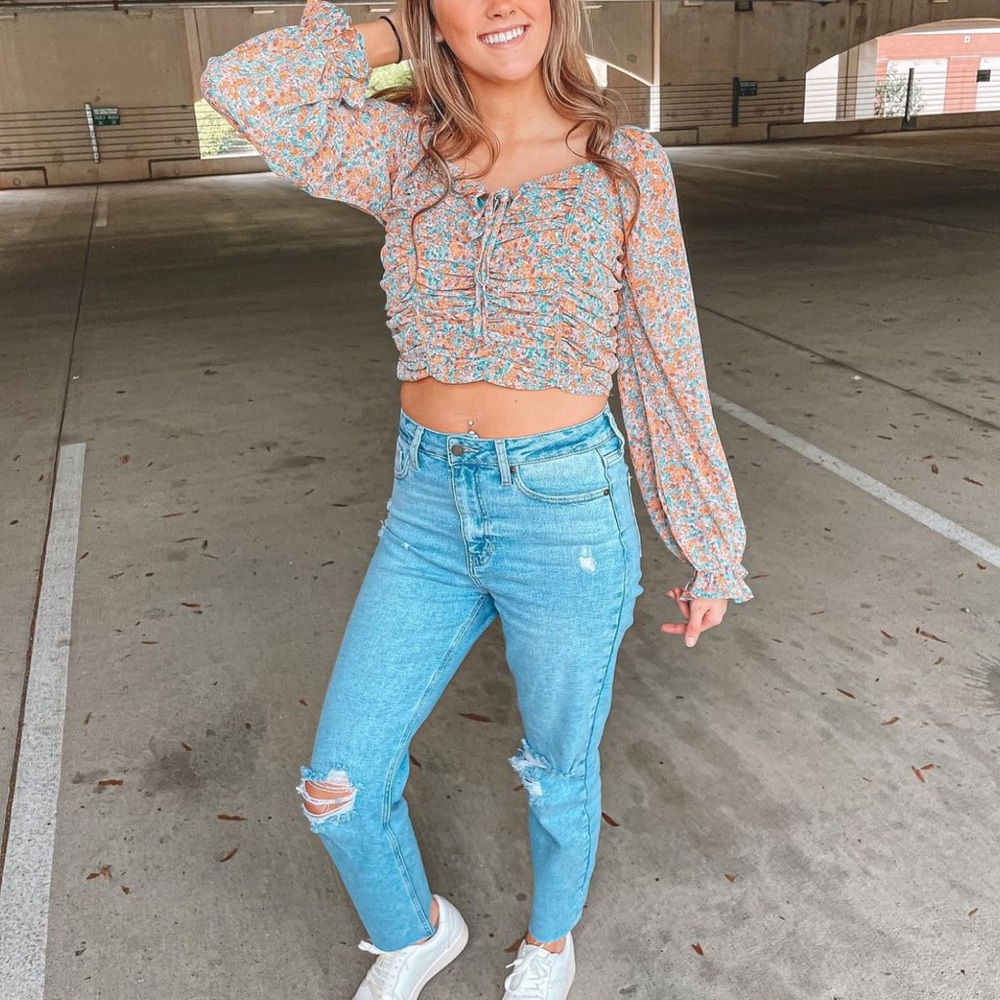 Floral Crop Top